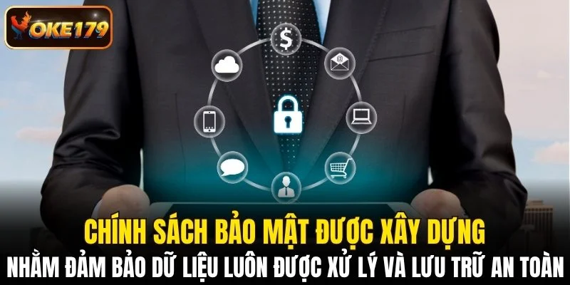 Chính sách bảo mật được xây dựng nhằm đảm bảo dữ liệu