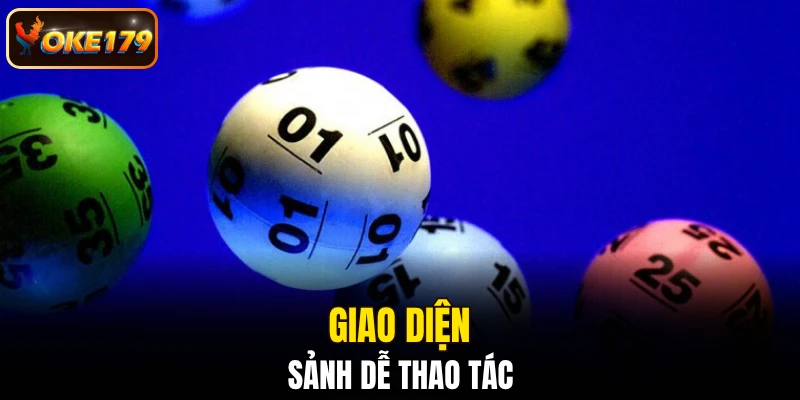 Giao diện sảnh dễ thao tác